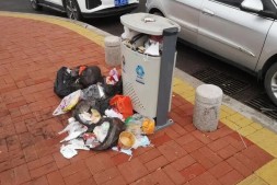 垃圾桶已清理 市民期待干净街区