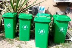 吉林120绿色户外环保垃圾桶批发